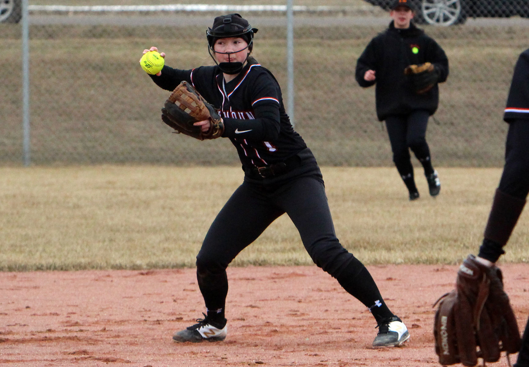 Elk Mound at Bloomer softball 4-4-19